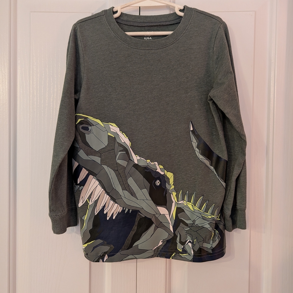 Gymboree Pull On Jeans & Dino Shirt